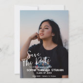 卒業写真の日付の保存 セーブザデート (正面)