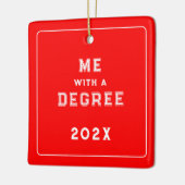 卒業写真の模写セラミックオーナメント セラミックオーナメント (左)