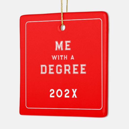 卒業写真の模写セラミックオーナメント セラミックオーナメント (左)