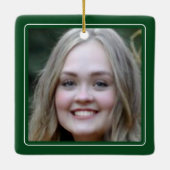 卒業写真の模写セラミックオーナメント セラミックオーナメント (裏面)