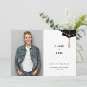 卒業写真の発表から脱帽 案内状 (スタンド正面)