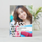 卒業写真の発表 案内状 (スタンド正面)