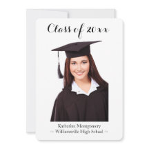 卒業写真の発表