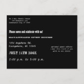 卒業写真はがき インビテーションポストカード (裏面)