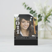 卒業写真はがき インビテーションポストカード (スタンド正面)