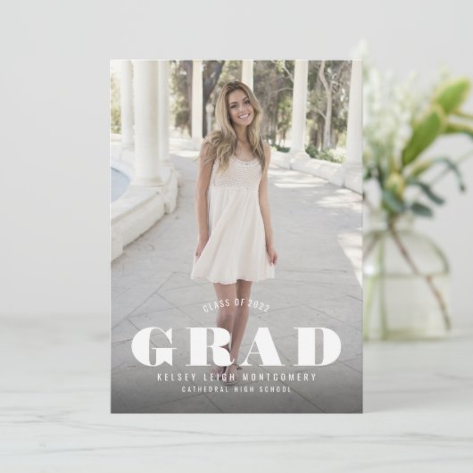 卒業写真はっきりしたの発表とパーティー 案内状 (スタンド正面)