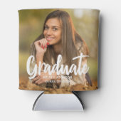 卒業写真はっきりした脚本カスタム卒業会 缶クーラー (正面)