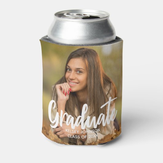 卒業写真はっきりした脚本カスタム卒業会 缶クーラー (缶裏面)