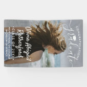 卒業写真エレガントと白書学年 横断幕 (横)