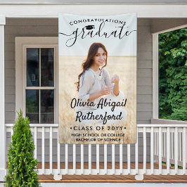 卒業写真エレガントと黒字通学年 横断幕