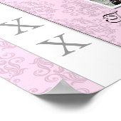 卒業写真エレガントコラージュのウォールアート ポスター (角)