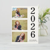 卒業写真エレガントシニアグラードパーティー 招待状 (スタンド正面)