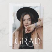 卒業写真エレガント卒業 案内状 (正面)