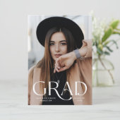 卒業写真エレガント卒業 案内状 (スタンド正面)