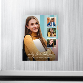 卒業写真エレガント発表マグネットカード