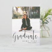 卒業写真エレガント発表/招待状 招待状 (スタンド正面)