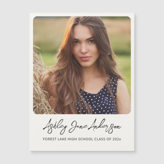 卒業写真エレガント磁気発表 (正面)