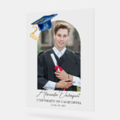 卒業写真カスタムアクリル標識 アクリルサイン (傾斜)