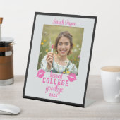 卒業写真キス大学さよなら授業年 台座サイン (インサイチュ)