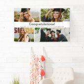 卒業写真クラス年おめでとうございますカスタム。 横断幕 (インサイチュ)