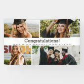 卒業写真クラス年おめでとうございますカスタム。 横断幕 (横)