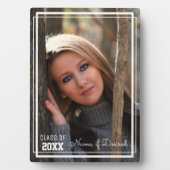 卒業写真クラス年5x7垂直 フォトプラーク (正面)