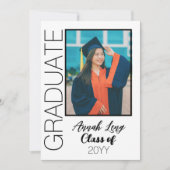 卒業写真クラス の 招待状 (正面)