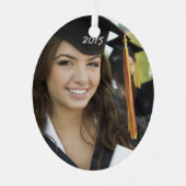 卒業写真クリスマスオーナメント メタルオーナメント (正面)