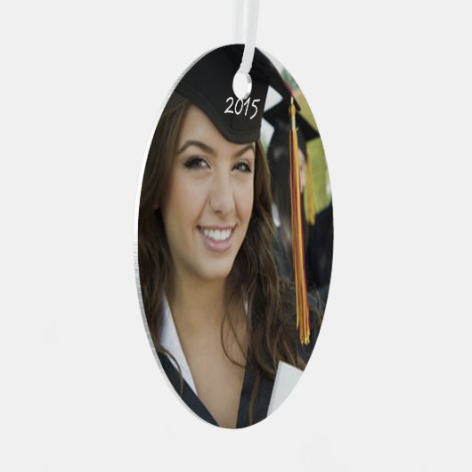 卒業写真クリスマスオーナメント メタルオーナメント (正面右)