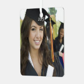 卒業写真クリスマスオーナメント メタルオーナメント (正面左)