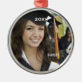 卒業写真クリスマスオーナメント メタルオーナメント (正面)