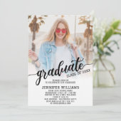 卒業写真グラード大学院パーティー 招待状 (スタンド正面)