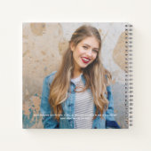 卒業写真ゲストブックの記念品 ノートブック (裏面)