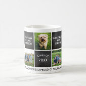 卒業写真コラージギフトクラス20XXカスタム コーヒーマグカップ (中央)