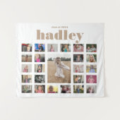 卒業写真コラージタペストリー タペストリー (正面(横))