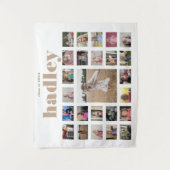 卒業写真コラージタペストリー タペストリー (正面)