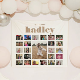 卒業写真コラージタペストリー タペストリー