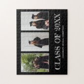 卒業写真コラージュおめでとうございます ジグソーパズル (縦)