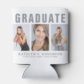 卒業写真コラージュおめでとうございます 缶クーラー (裏面)