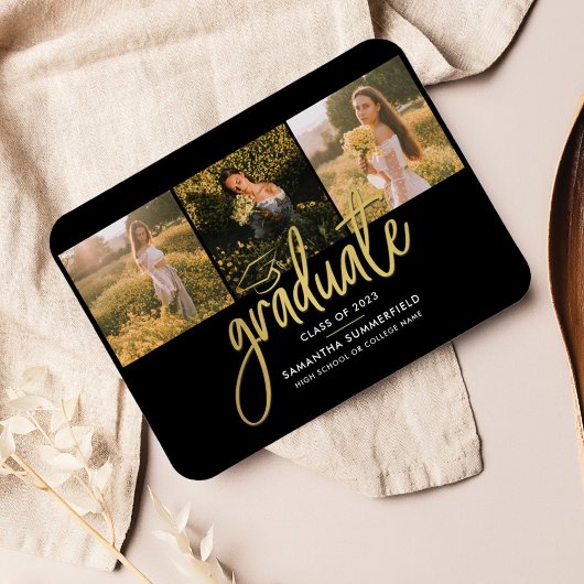 卒業写真コラージュのスクリプトグラード発表 マグネット