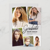 卒業写真コラージュのマモダンーカースクリプト 案内状 (正面/裏面)