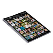 卒業写真コラージュゲストブックメモリーブック ノートブック (右側)