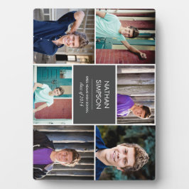 卒業写真コラージュプラーク（6枚） フォトプラーク