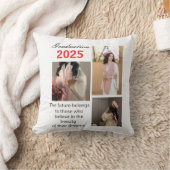 卒業写真コラージュ枕 – カスタム贈り物 クッション (ブランケット)