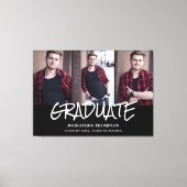 卒業写真コラージュ キャンバスプリント (正面)