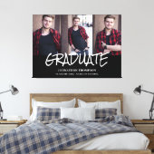 卒業写真コラージュ キャンバスプリント (インサイチュ (寝室))