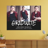 卒業写真コラージュ キャンバスプリント (インサイチュ (リビング))