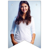 卒業写真コラージュ 卒業パーティー バンティングフラッグ (第2の旗)