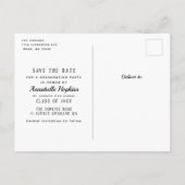 卒業写真コラージュ 案内ポストカード (裏面)