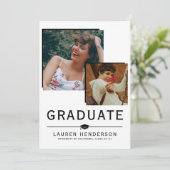 卒業写真コンテンポラリーコラージュ 案内状 (スタンド正面)